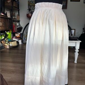 J. Crew Cream A-Line Skirt